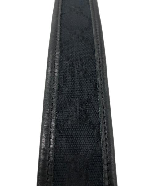 GUCCI（グッチ）GUCCI (グッチ) GG柄ベルト/GUCCIベルト ブラックの古着・服飾アイテム