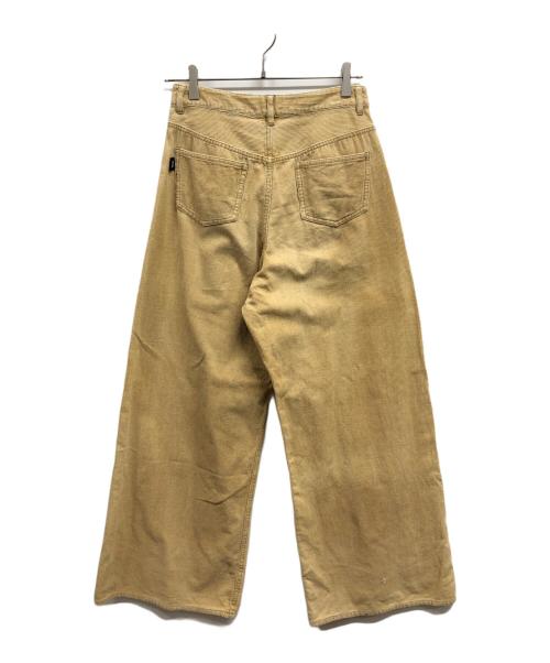 stussy（ステューシー）stussy (ステューシー) コーデュロイワイドパンツ/stussyパンツ ベージュ サイズ:Mの古着・服飾アイテム