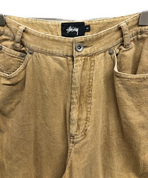 stussy（ステューシー）stussy (ステューシー) コーデュロイワイドパンツ/stussyパンツ ベージュ サイズ:Mの古着・服飾アイテム