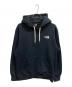 THE NORTH FACE（ザ ノース フェイス）の古着「スクエアロゴフーディ」｜ネイビー