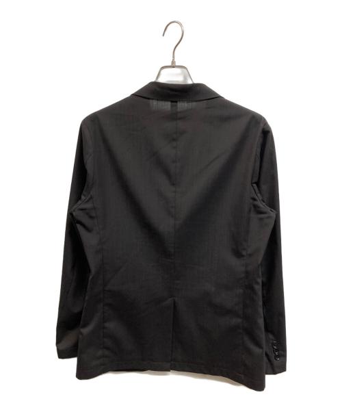 green label relaxing（グリーンレーベルリラクシング）green label relaxing (グリーンレーベルリラクシング) ウォッシャブル トロ ナロー ジャケット ―ストレッチ― ブラウン サイズ:Mの古着・服飾アイテム
