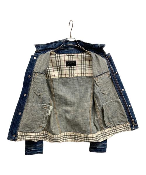 BURBERRY BLACK LABEL（バーバリーブラックレーベル）BURBERRY BLACK LABEL (バーバリーブラックレーベル) デニムジャケット ブラック サイズ:Mの古着・服飾アイテム