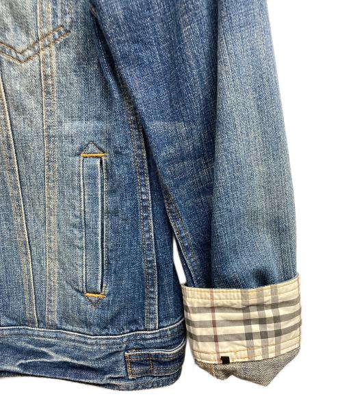 BURBERRY BLACK LABEL（バーバリーブラックレーベル）BURBERRY BLACK LABEL (バーバリーブラックレーベル) デニムジャケット ブラック サイズ:Mの古着・服飾アイテム