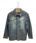 BURBERRY BLACK LABELバーバリーブラックレーベル）の古着「デニムジャケット」｜インディゴ