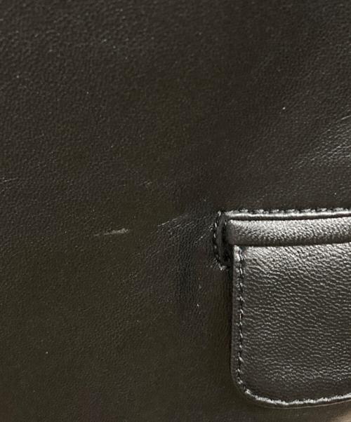BURBERRY BLACK LABEL（バーバリーブラックレーベル）BURBERRY BLACK LABEL (バーバリーブラックレーベル) レザージャケット ブラック サイズ:Mの古着・服飾アイテム
