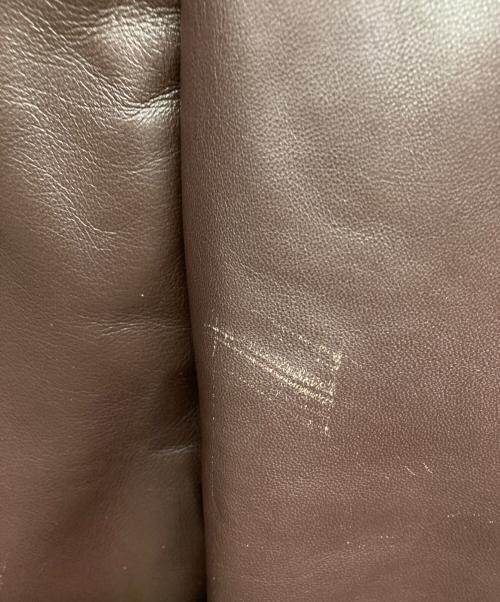 BURBERRY BLACK LABEL（バーバリーブラックレーベル）BURBERRY BLACK LABEL (バーバリーブラックレーベル) レザージャケット ブラウン サイズ:Lの古着・服飾アイテム