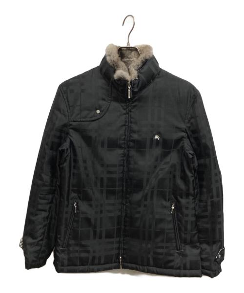 BURBERRY BLACK LABEL（バーバリーブラックレーベル）BURBERRY BLACK LABEL (バーバリーブラックレーベル) ダウンジャケット ブラック サイズ:Mの古着・服飾アイテム