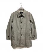 BURBERRY BLACK LABELバーバリーブラックレーベル）の古着「ステンカラーコート」｜グレー