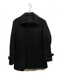 BURBERRY BLACK LABEL（バーバリーブラックレーベル）の古着「ウールコート/BURBERRYコート」｜ブラック