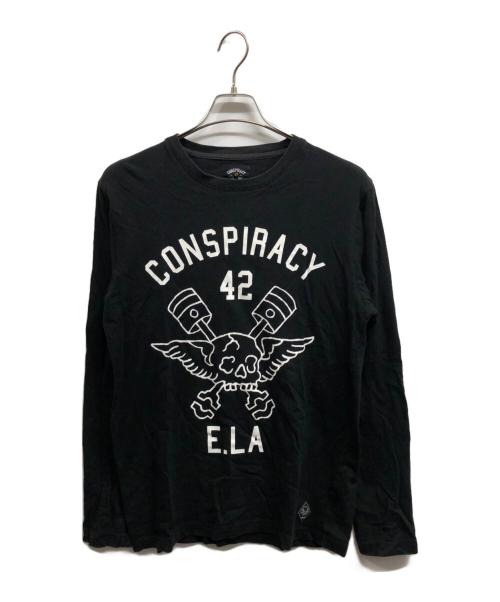stussy（ステューシー）stussy (ステューシー) NEIGHBORHOOD (ネイバーフッド) 長袖カットソー/stussy/NEIGHBORHOOD ブラック サイズ:Mの古着・服飾アイテム