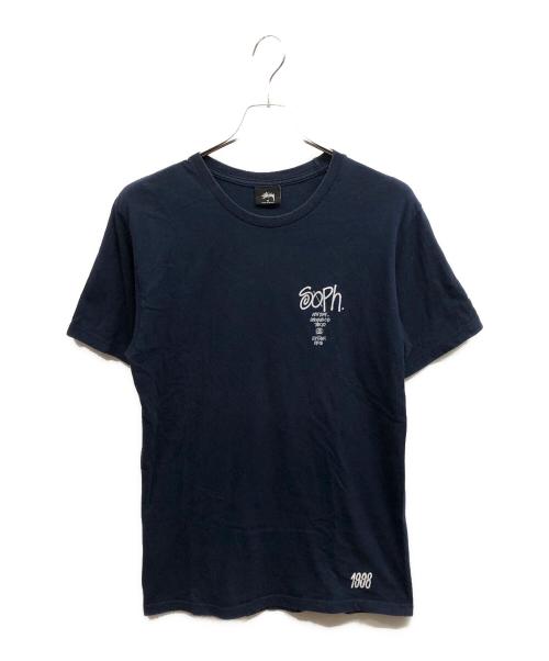 stussy（ステューシー）stussy (ステューシー) SOPH. (ソフ) World Tour Tee/	World Tour TeeTシャツ/stussy ネイビー サイズ:Mの古着・服飾アイテム