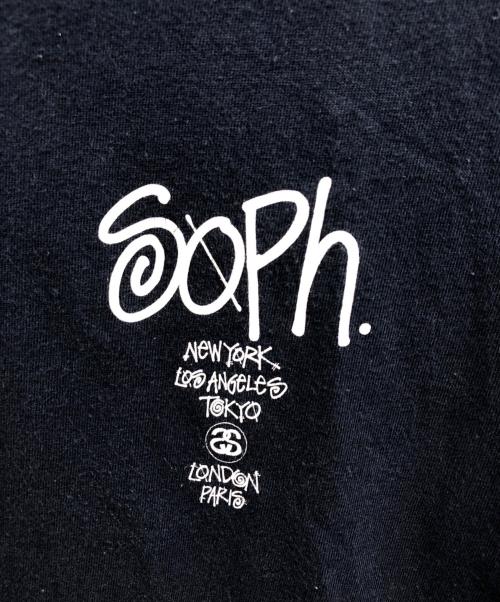 stussy（ステューシー）stussy (ステューシー) SOPH. (ソフ) World Tour Tee/	World Tour TeeTシャツ/stussy ネイビー サイズ:Mの古着・服飾アイテム