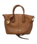 MICHAEL KORSマイケルコース）の古着「HYDE SM SATCHEL LEATHER/MICHAEL KORSバッグ」｜ブラウン