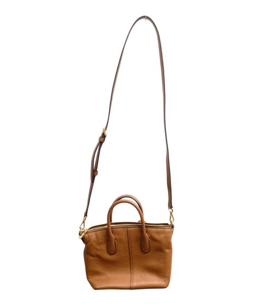 MICHAEL KORS（マイケルコース）MICHAEL KORS (マイケルコース) HYDE SM SATCHEL LEATHER/MICHAEL KORSバッグ ブラウンの古着・服飾アイテム
