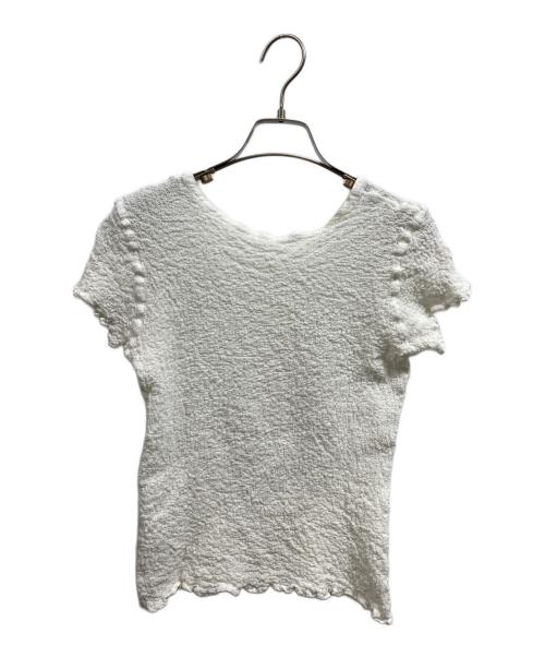 me ISSEY MIYAKE（ミーイッセイ ミヤケ）me ISSEY MIYAKE (ミーイッセイ ミヤケ) セットカーディガン ホワイト サイズ:2の古着・服飾アイテム