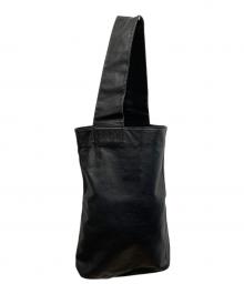 HELMUT LANG（ヘルムートラング）の古着「レザートートバッグ」｜ブラック