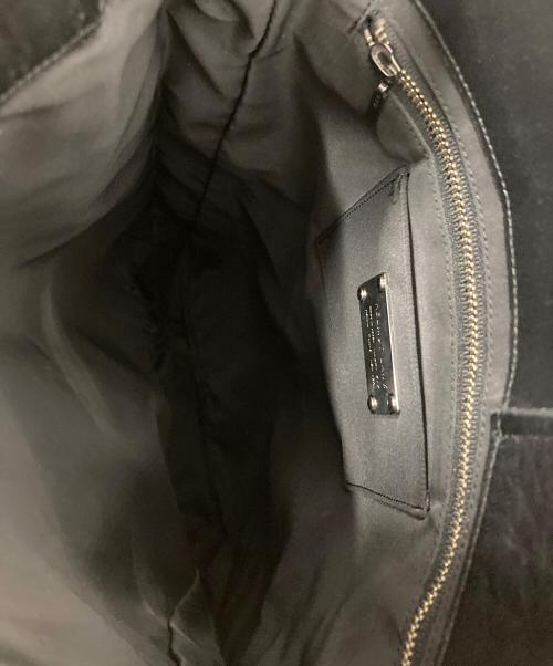 HELMUT LANG（ヘルムートラング）HELMUT LANG (ヘルムートラング) レザートートバッグ ブラックの古着・服飾アイテム