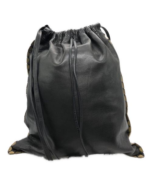 Jean Paul GAULTIER（ジャンポールゴルチェ）Jean Paul GAULTIER (ジャンポールゴルチェ) レザー2WAYバッグ ブラックの古着・服飾アイテム