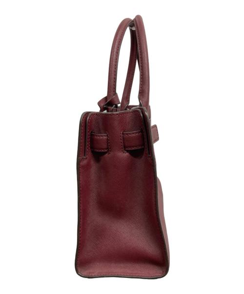 MICHAEL KORS（マイケルコース）MICHAEL KORS (マイケルコース) ディロン スモール トップジップ サッチェル レッドの古着・服飾アイテム