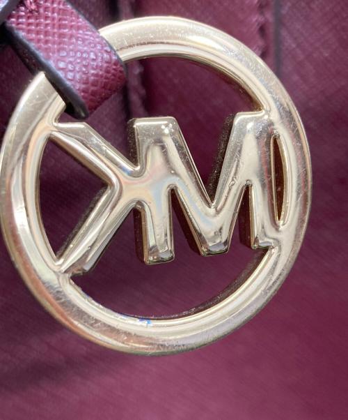 MICHAEL KORS（マイケルコース）MICHAEL KORS (マイケルコース) ディロン スモール トップジップ サッチェル レッドの古着・服飾アイテム