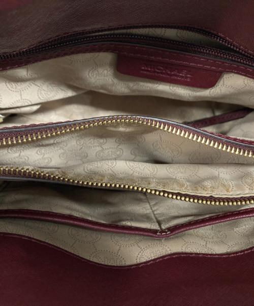 MICHAEL KORS（マイケルコース）MICHAEL KORS (マイケルコース) ディロン スモール トップジップ サッチェル レッドの古着・服飾アイテム
