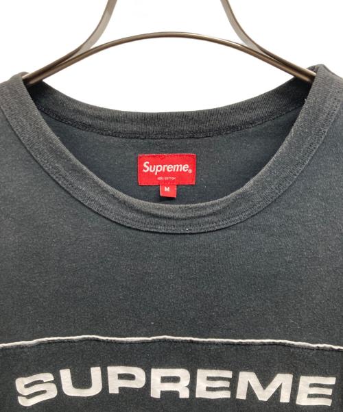 SUPREME（シュプリーム）Supreme (シュプリーム) team ringer tee/	SupremeTシャツ ブラック サイズ:Mの古着・服飾アイテム