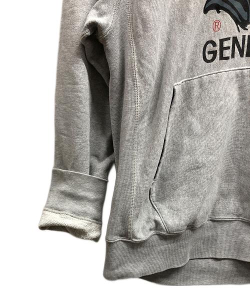 A BATHING APE（アベイシングエイプ）A BATHING APE (アベイシングエイプ) GENERALS プリント プルオーバーパーカー グレー サイズ:Mの古着・服飾アイテム