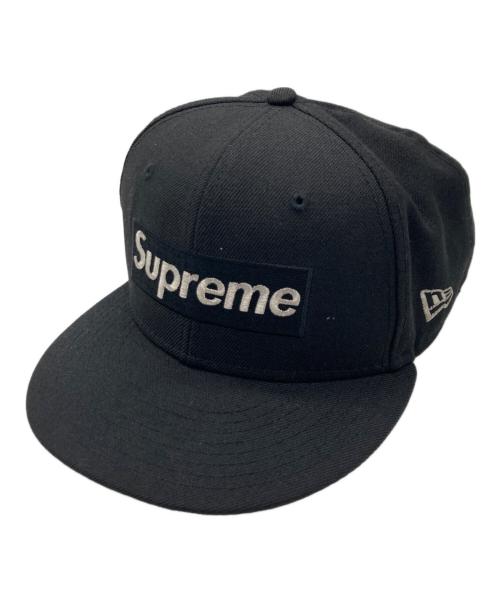 SUPREME（シュプリーム）Supreme (シュプリーム) New Era (ニューエラ) sim metallic box logo cap/Supremeキャップ/New Era ブラックの古着・服飾アイテム