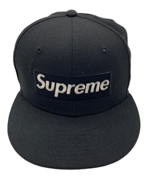 SUPREME（シュプリーム）Supreme (シュプリーム) New Era (ニューエラ) sim metallic box logo cap/Supremeキャップ/New Era ブラックの古着・服飾アイテム
