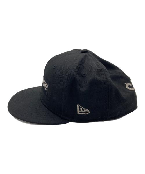 SUPREME（シュプリーム）Supreme (シュプリーム) New Era (ニューエラ) sim metallic box logo cap/Supremeキャップ/New Era ブラックの古着・服飾アイテム