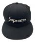 Supreme (シュプリーム) New Era (ニューエラ) sim metallic box logo cap/Supremeキャップ/New Era ブラック：8000円