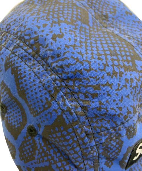 SUPREME（シュプリーム）Supreme (シュプリーム) Nylon Soft Bill Snake Camp Cap/Supremeキャップ ブルーの古着・服飾アイテム