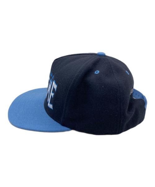 SUPREME（シュプリーム）Supreme (シュプリーム) Bones logo 5-panel cap/Supremeキャップ ブルーの古着・服飾アイテム