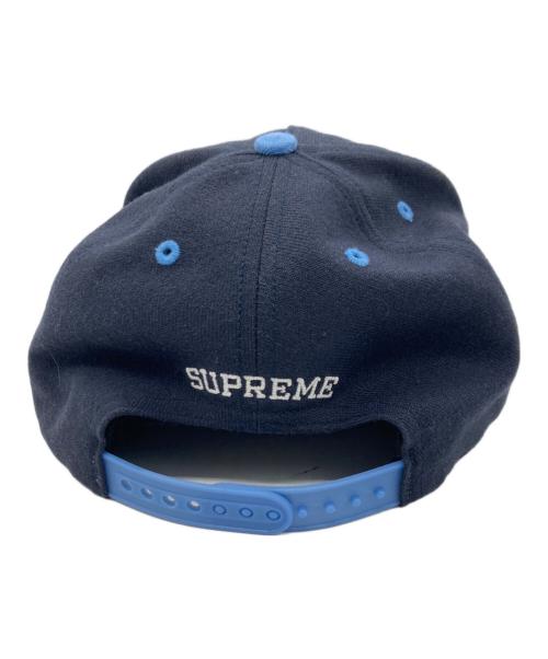 SUPREME（シュプリーム）Supreme (シュプリーム) Bones logo 5-panel cap/Supremeキャップ ブルーの古着・服飾アイテム