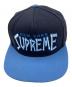 Supreme (シュプリーム) Bones logo 5-panel cap/Supremeキャップ ブルー：8000円