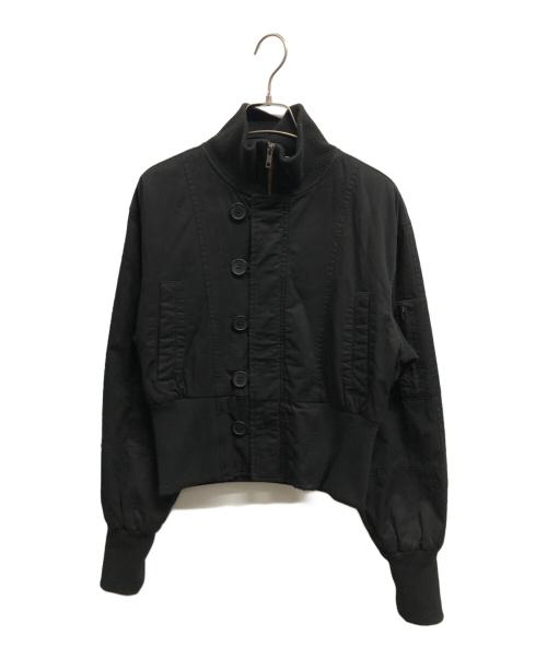 X-GIRL（エックスガール）X-GIRL (エックスガール) WASHED MILITARY JACKET ブラック サイズ:Sの古着・服飾アイテム