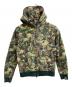 A BATHING APE（アベイシングエイプ）の古着「カモ柄ジップパーカー」｜カーキ