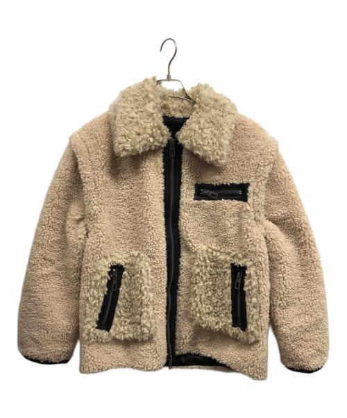 Desigual（デシグアル）Desigual (デシグアル) ショートジャケット ボアジャケット/Desigualジャケット アイボリー サイズ:Mの古着・服飾アイテム
