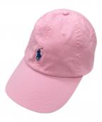 POLO RALPH LAURENポロ・ラルフローレン）の古着「キャップ/POLO RALPH LAURENキャップ」｜ピンク