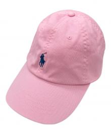 POLO RALPH LAUREN（ポロ・ラルフローレン）の古着「キャップ/POLO RALPH LAURENキャップ」｜ピンク