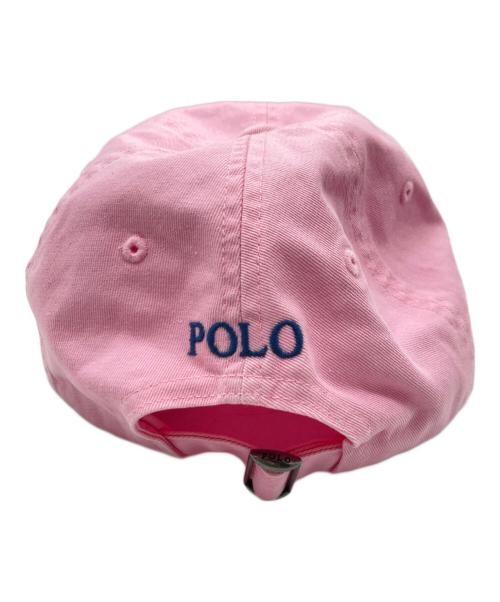 POLO RALPH LAUREN（ポロ・ラルフローレン）POLO RALPH LAUREN (ポロ・ラルフローレン) キャップ/POLO RALPH LAURENキャップ ピンクの古着・服飾アイテム
