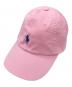 POLO RALPH LAUREN（ポロ・ラルフローレン）の古着「キャップ/POLO RALPH LAURENキャップ」｜ピンク