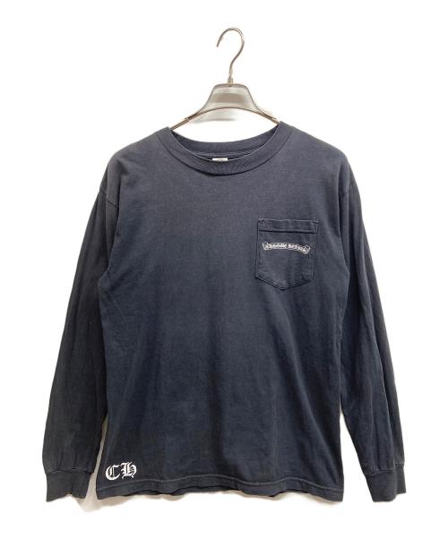 CHROME HEARTS（クロムハーツ）CHROME HEARTS (クロムハーツ) バックプリントロングスリーブカットソー ブラック サイズ:Mの古着・服飾アイテム