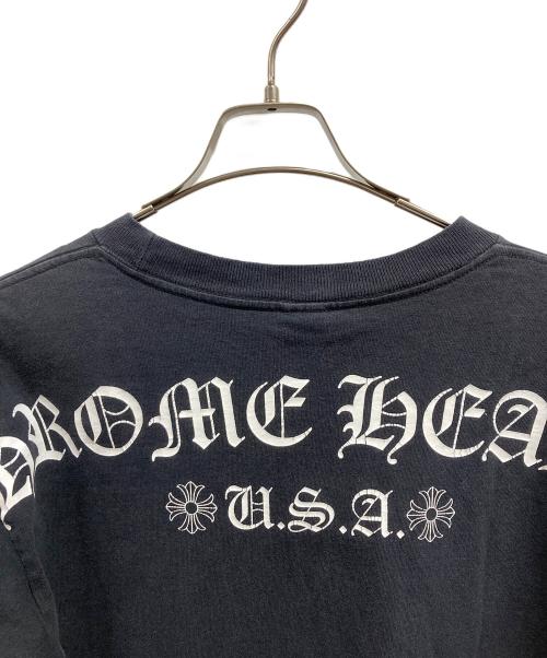 CHROME HEARTS（クロムハーツ）CHROME HEARTS (クロムハーツ) バックプリントロングスリーブカットソー ブラック サイズ:Mの古着・服飾アイテム