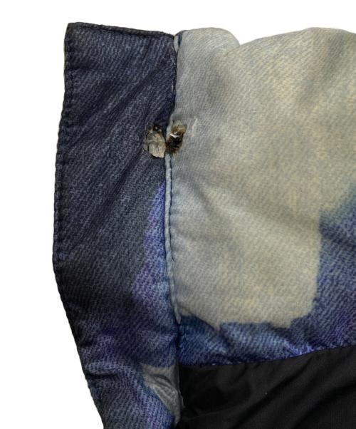 SUPREME（シュプリーム）SUPREME (シュプリーム) THE NORTH FACE (ザ ノース フェイス) Bleached Denim Print Nuptse Jacket ブルー サイズ: XL/TGの古着・服飾アイテム