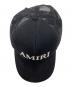 中古・古着 AMIRI (アミリ) メッシュキャップ ブラック、ホワイト：30000円