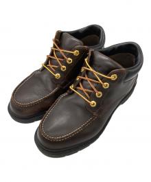 Timberland（ティンバーランド）の古着「BASIC SINGLE MOC TOE OX WP」｜ブラウン