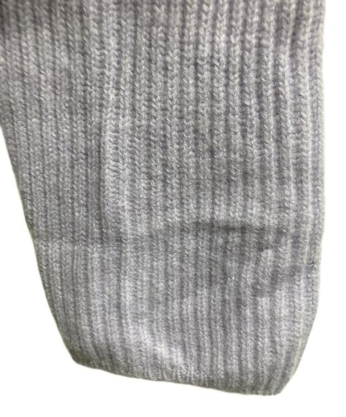 23区（ニジュウサンク）23区 (ニジュウサンク) ウールカシミヤブレンドバルキー チュニック ニット/23区ニット パープル サイズ:Mの古着・服飾アイテム