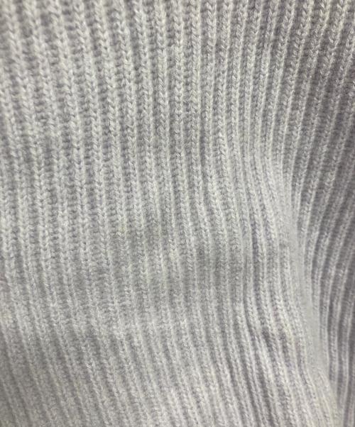 23区（ニジュウサンク）23区 (ニジュウサンク) ウールカシミヤブレンドバルキー チュニック ニット/23区ニット パープル サイズ:Mの古着・服飾アイテム