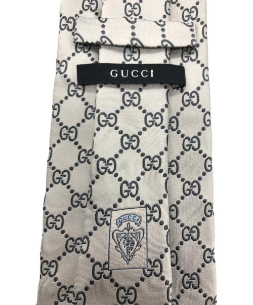GUCCI（グッチ）GUCCI (グッチ) GGシルクネクタイ/GUCCI グレー サイズ:不明の古着・服飾アイテム
